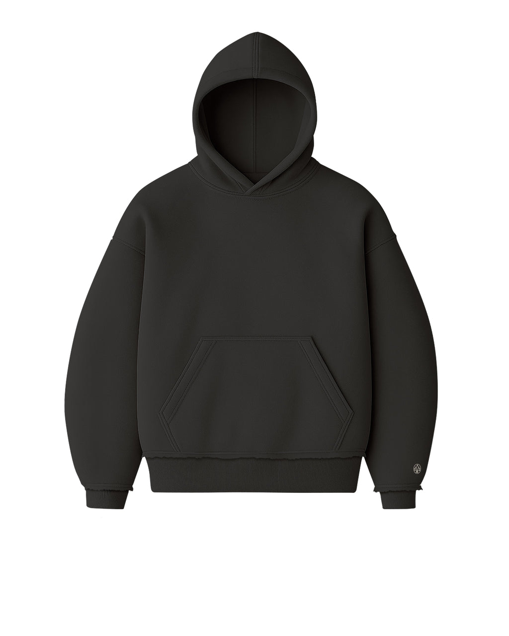Hoodie Essential Black