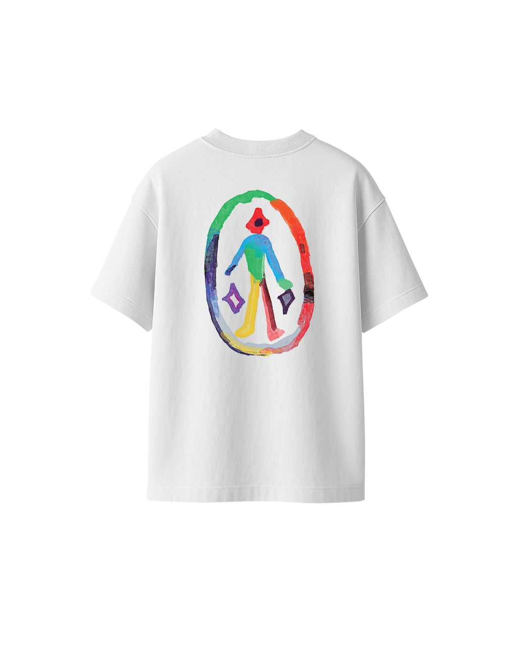 T-Shirt Hippie Logo White