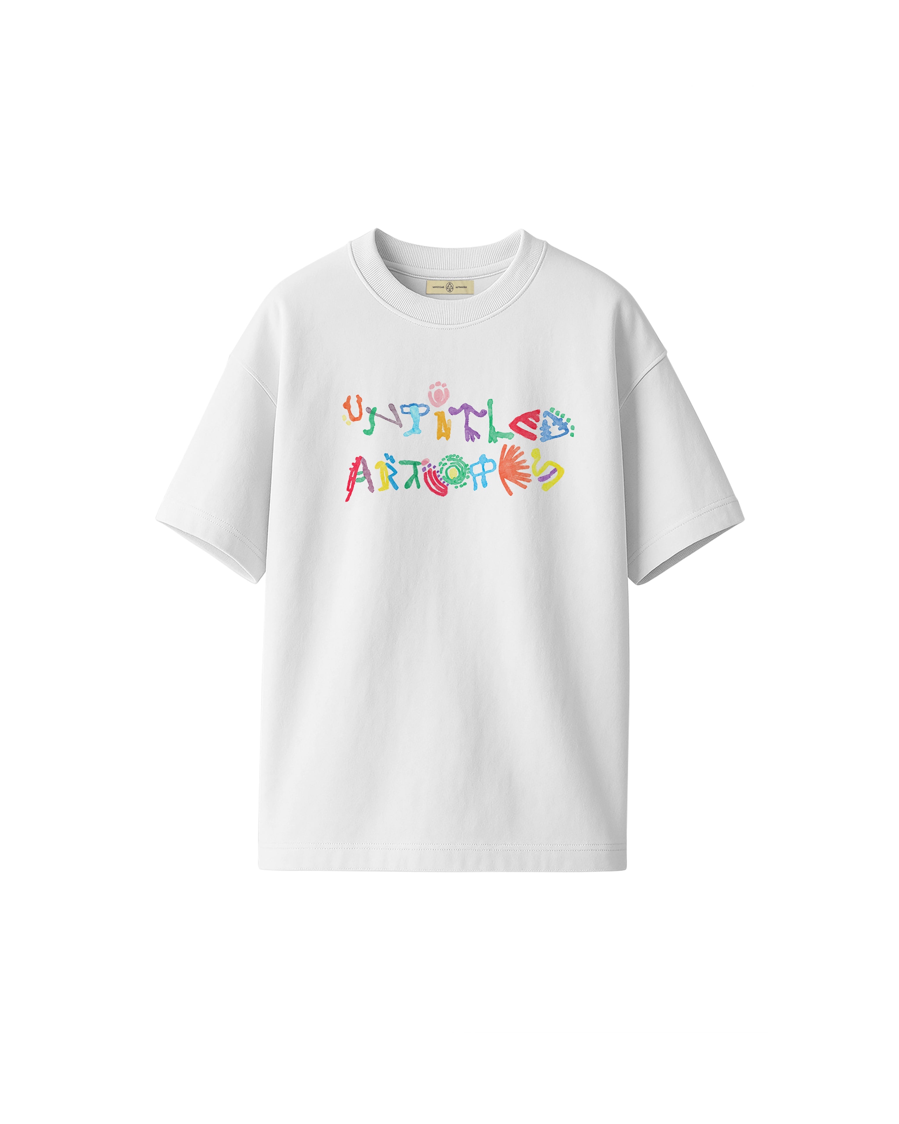 T-Shirt Hippie Logo White
