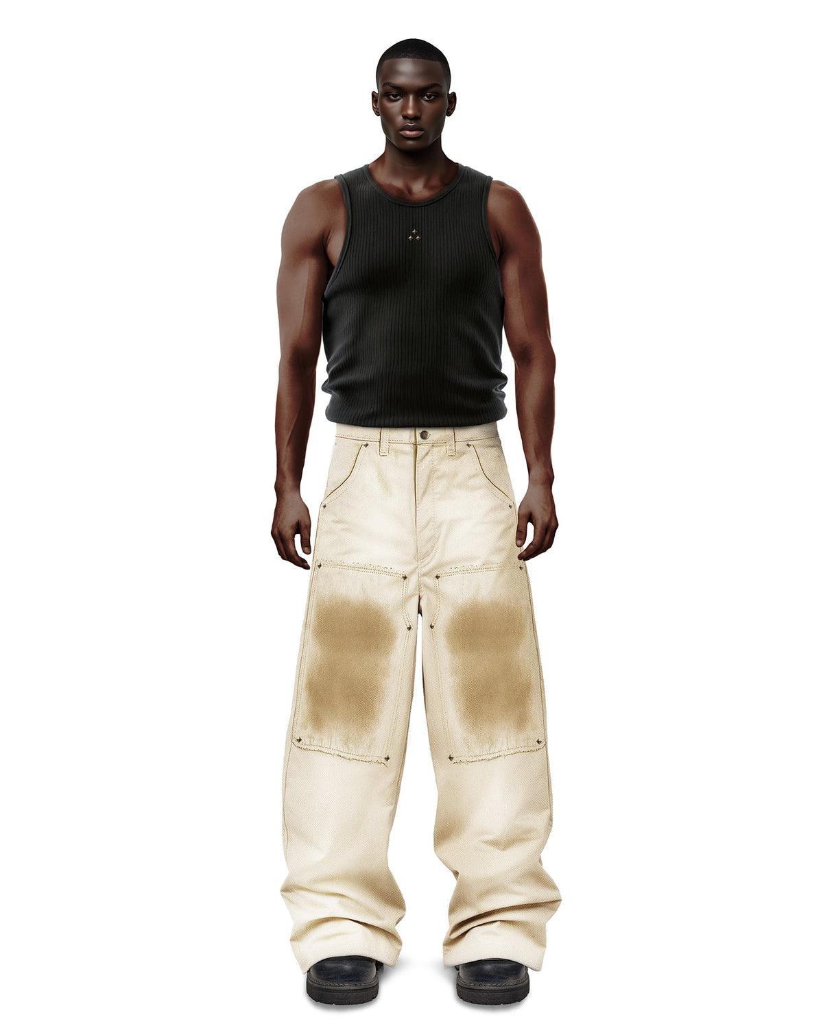Double Knee Workwear Pants Canvas