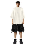 Short Sleeve White Crewneck