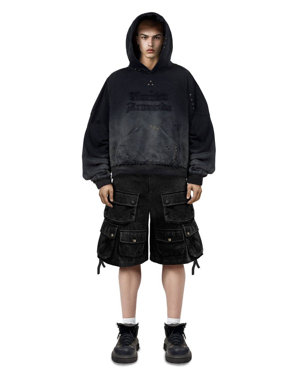 Hoodie Metal Black