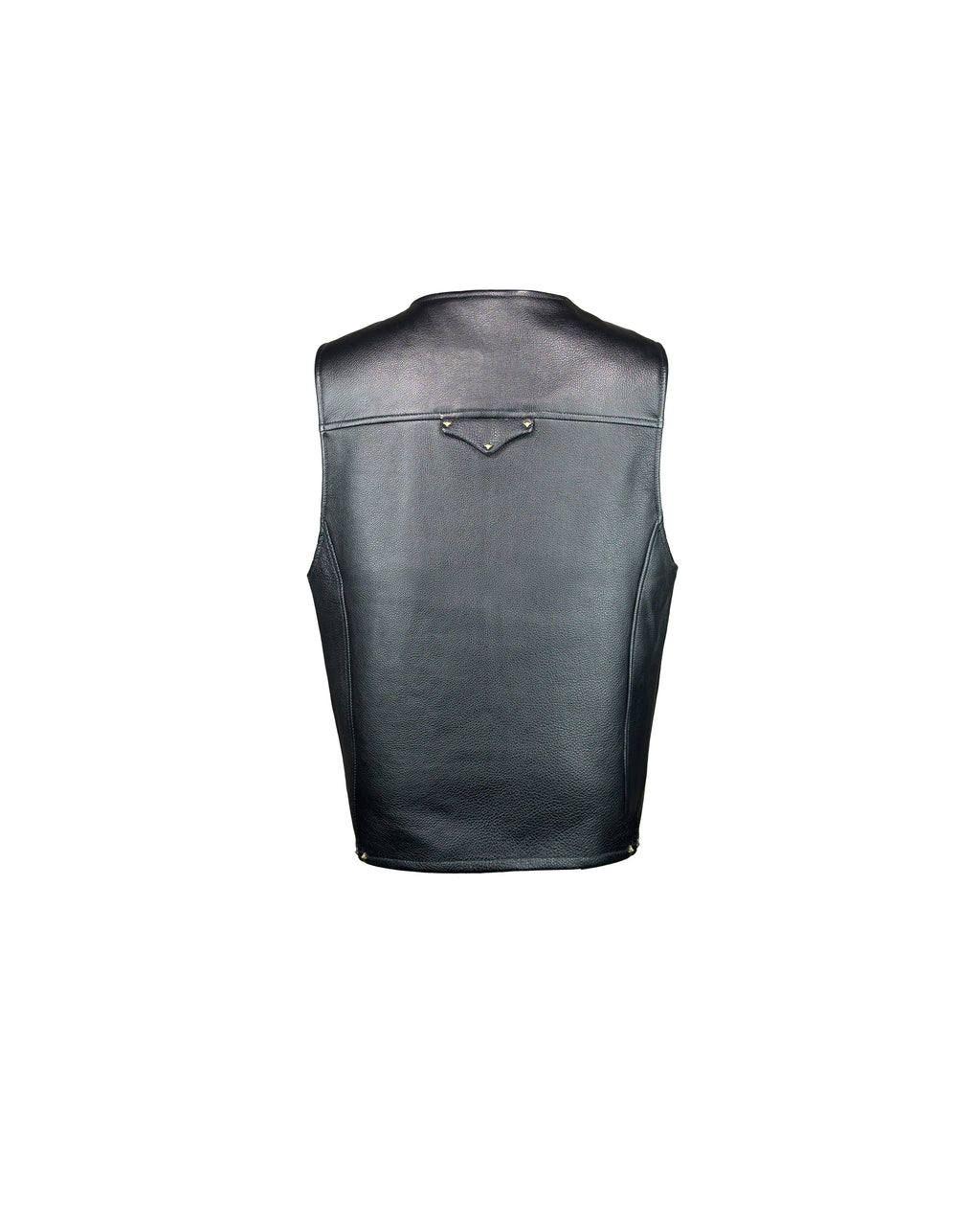 Black Leather Vest
