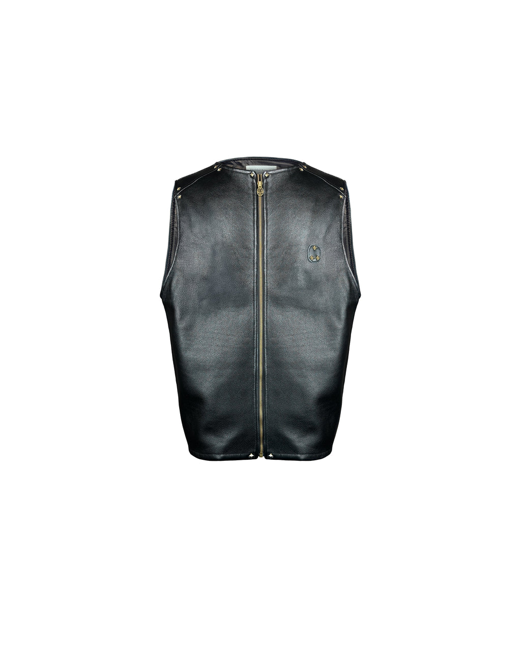 Black Leather Vest