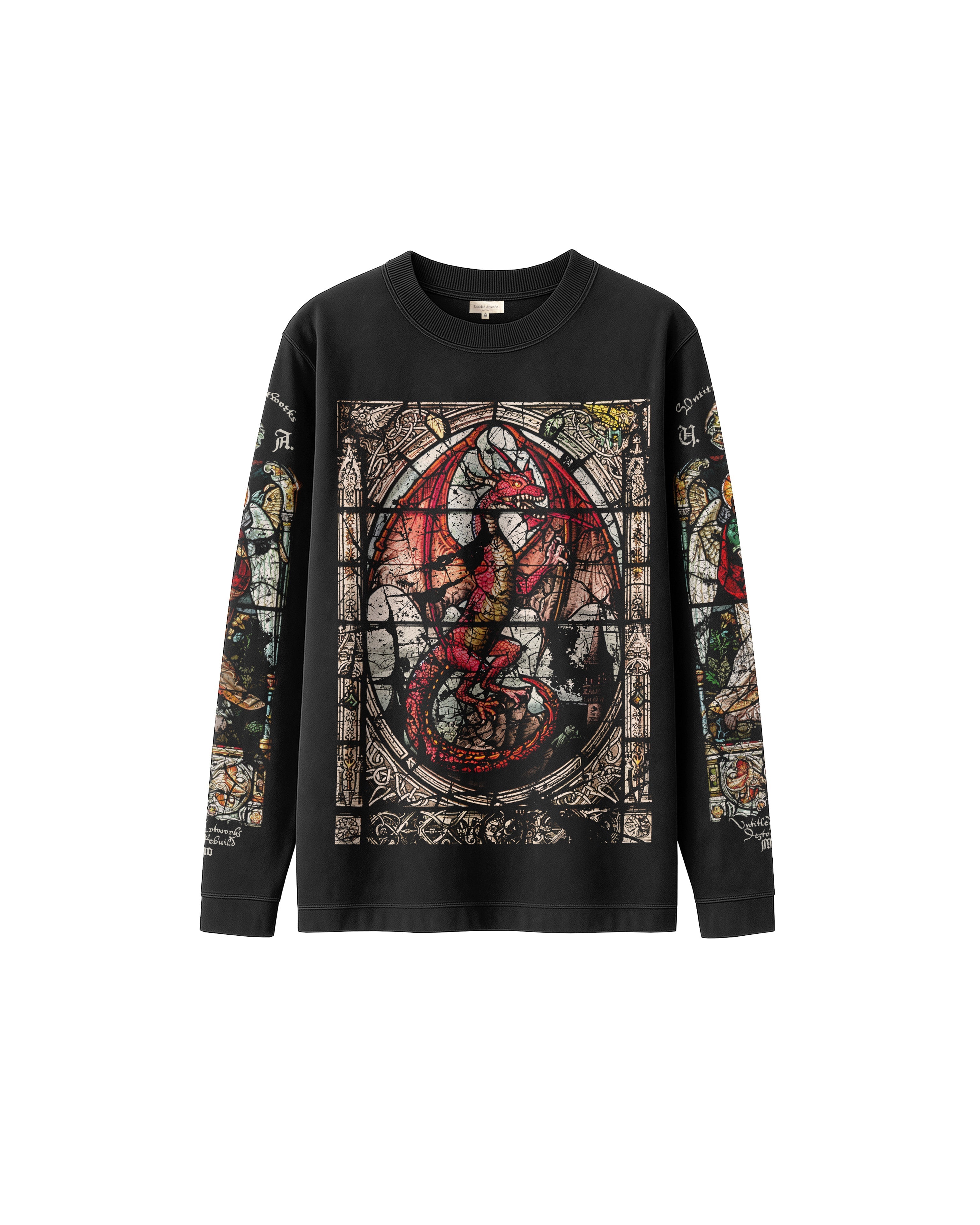 Long Sleeve T-Shirt Cathedral Black