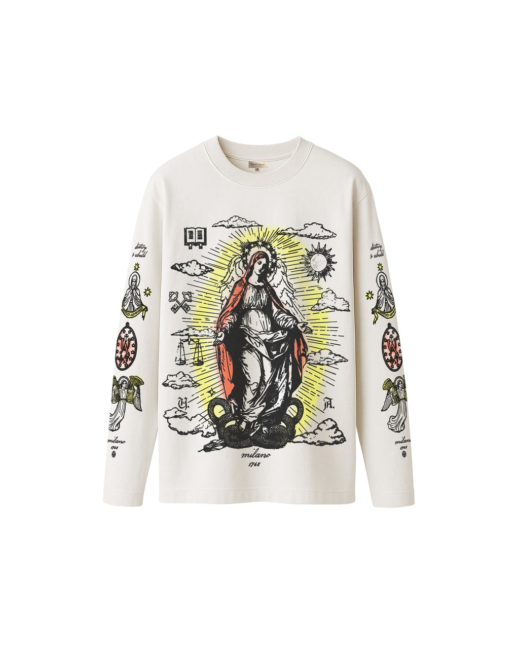 Long Sleeve T-Shirt Sacred White