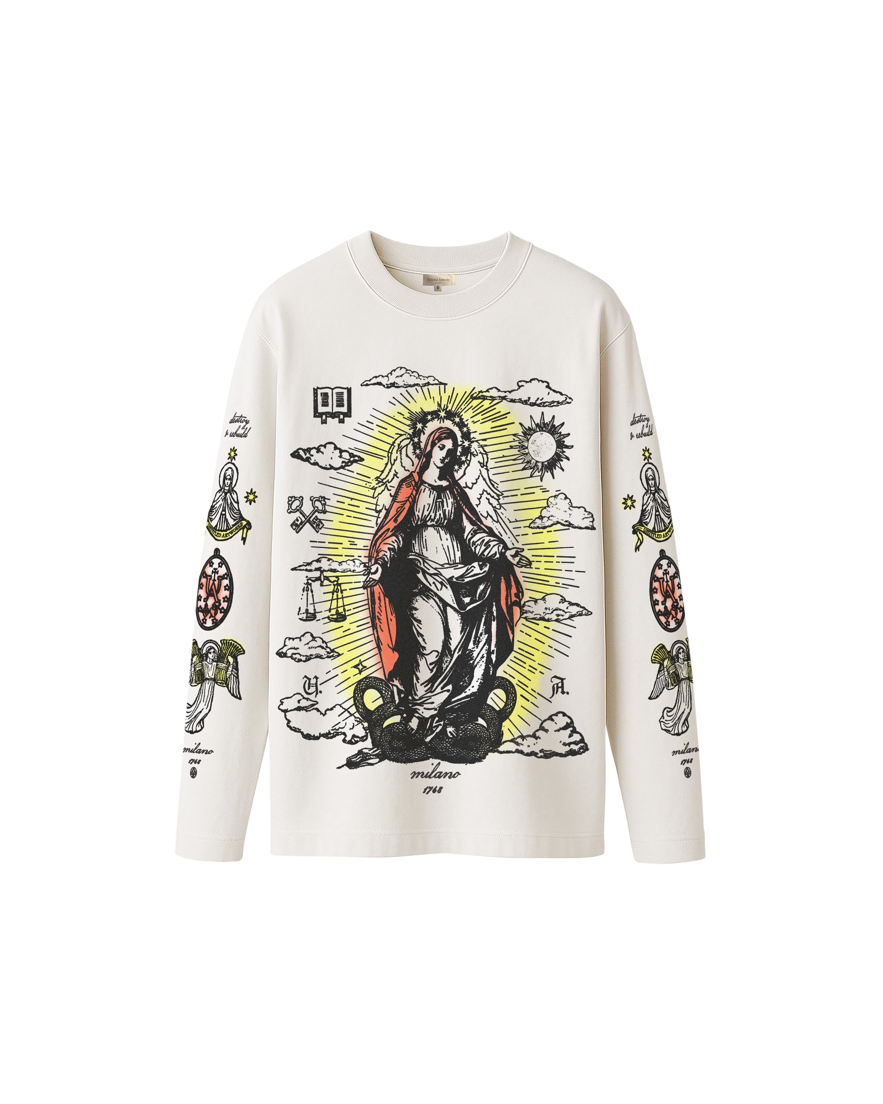 Long Sleeve T-Shirt Sacred White