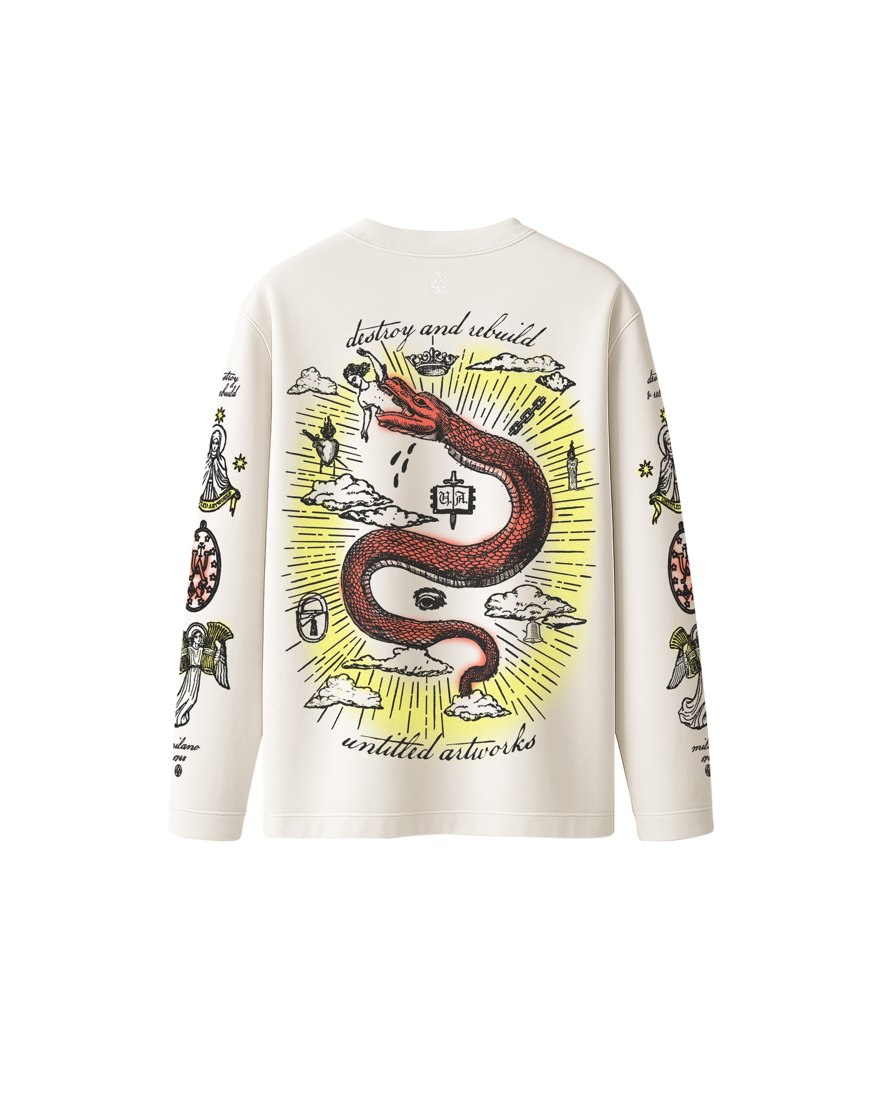 Long Sleeve T-Shirt Sacred White