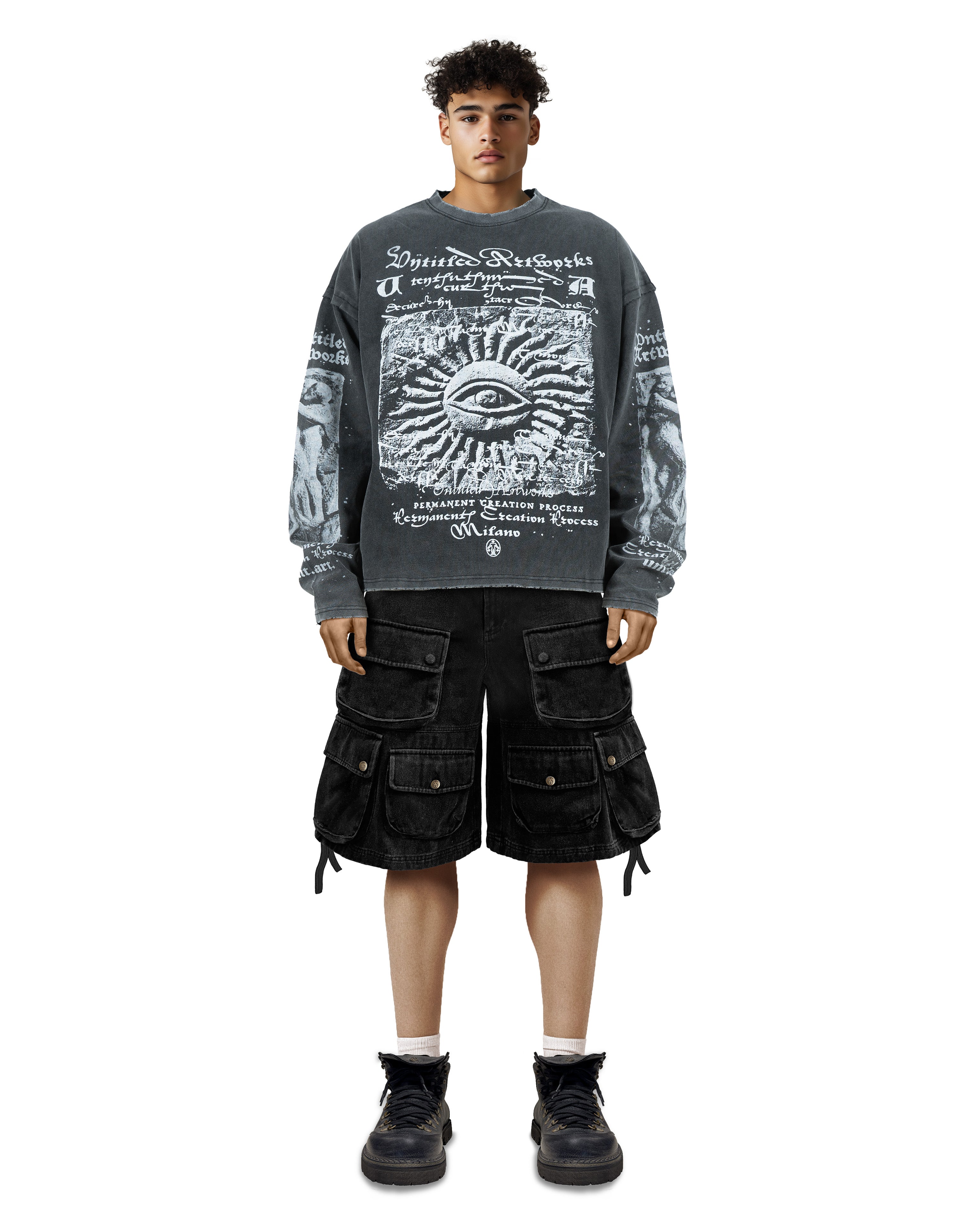 Long Sleeve T-Shirt Militia Black