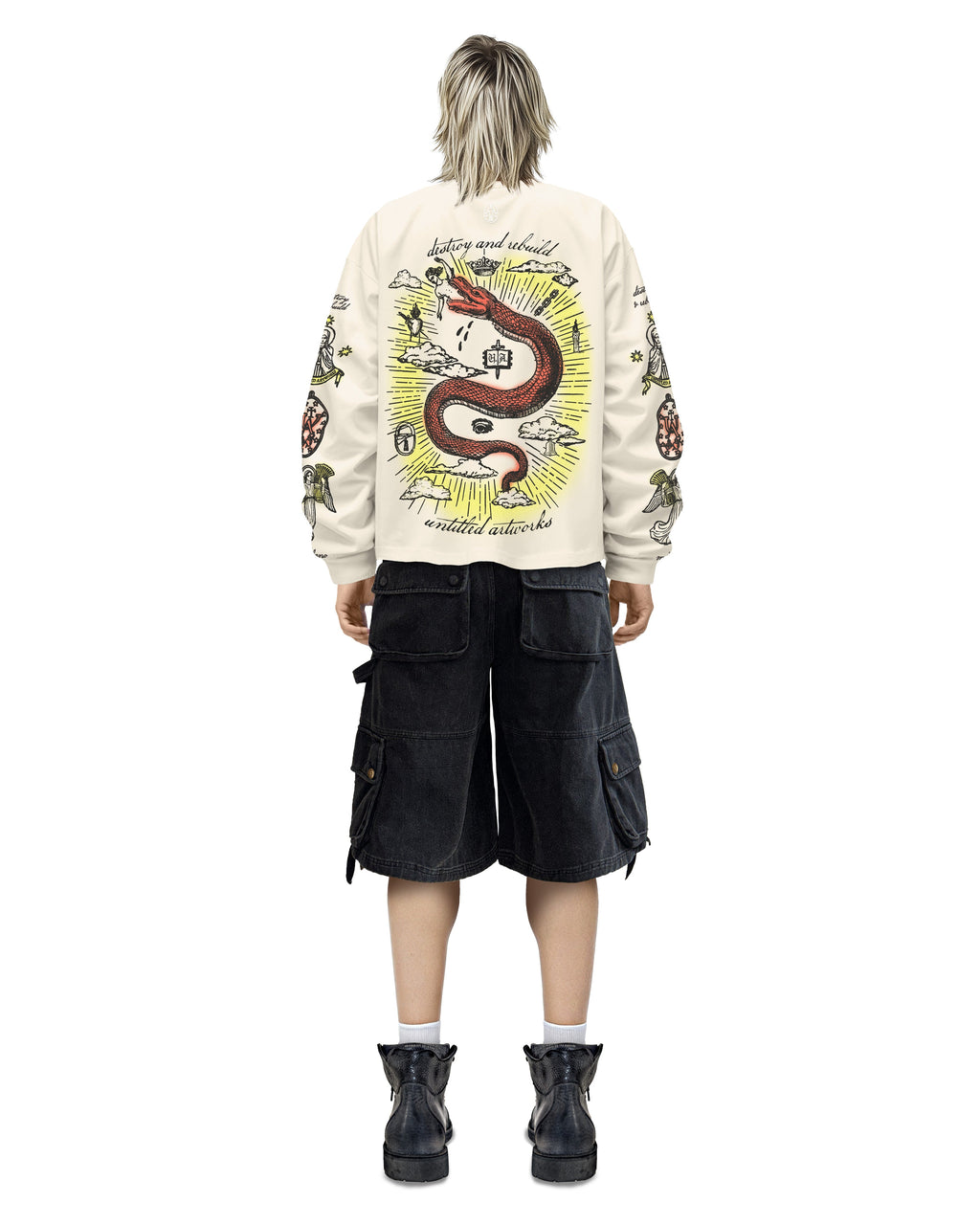 Long Sleeve T-Shirt Sacred White