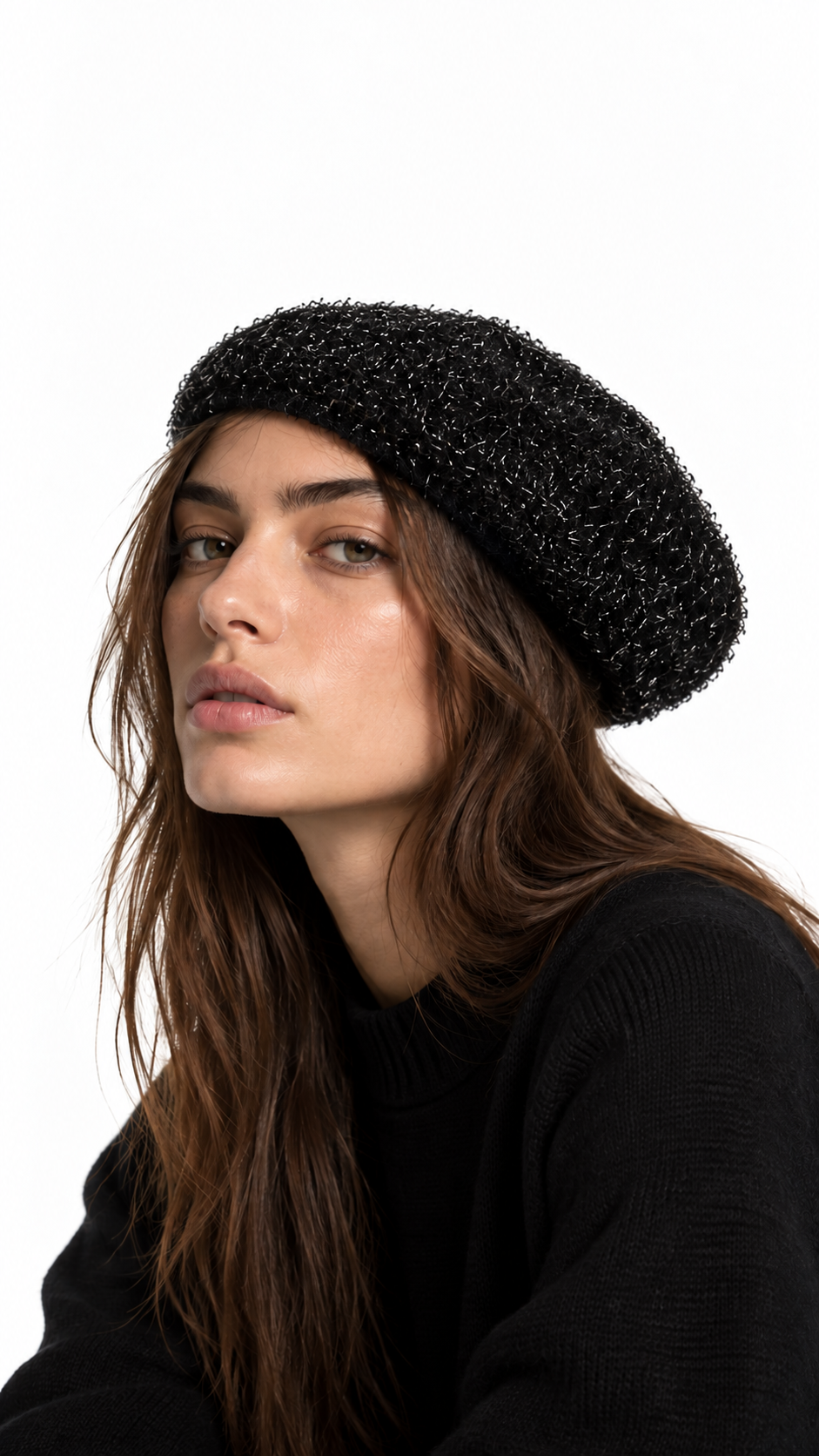 HUGO Boss Cappello Basco Donna in lurex