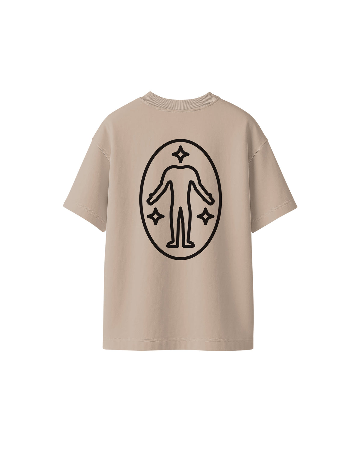 T-Shirt Essential Logo Taupe