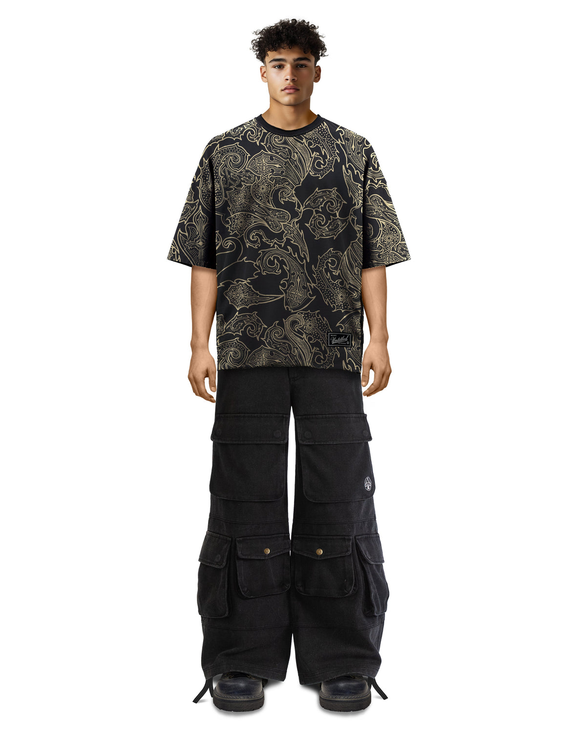 T-Shirt Motive Black