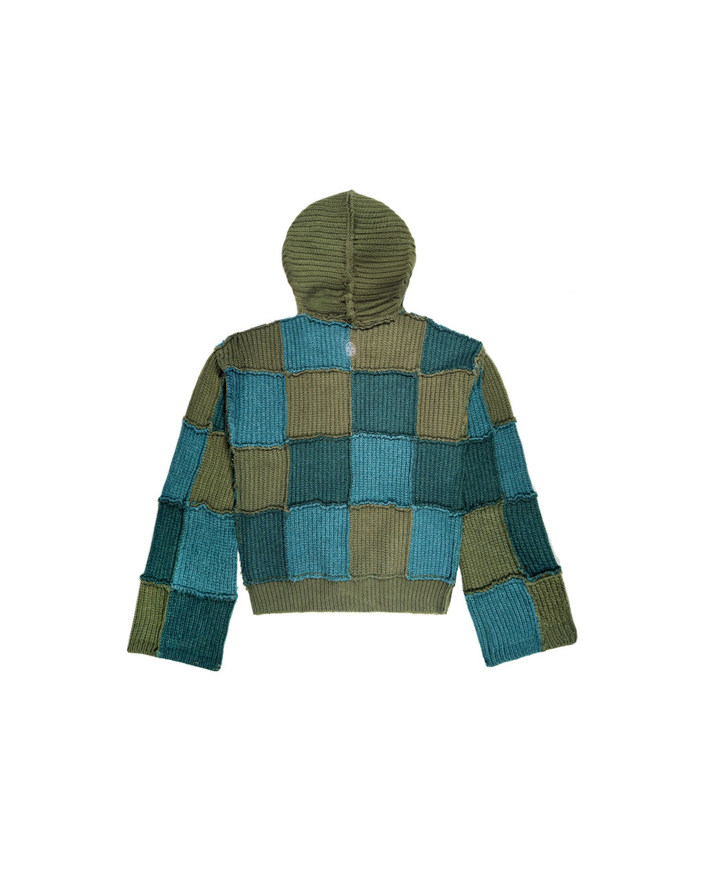 Cardigan Hoodie Knit Green