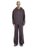 Hoodie Zip Record Black