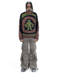 Knitwear Spiral Moss