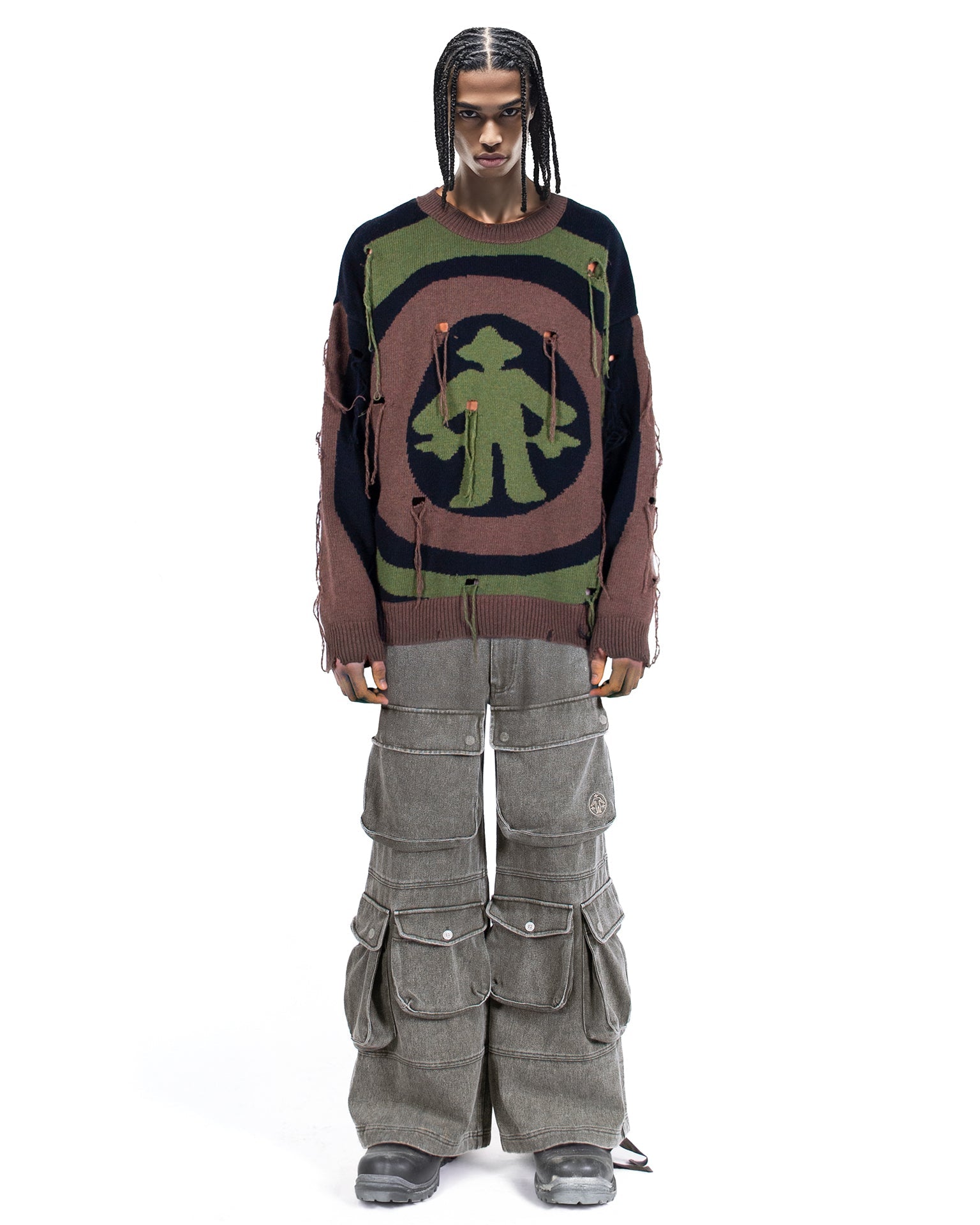 Knitwear Spiral Moss