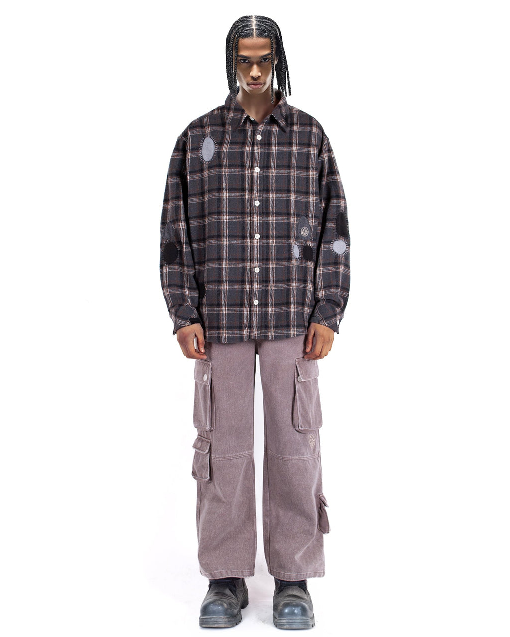 Shirt Check Flannel Grey