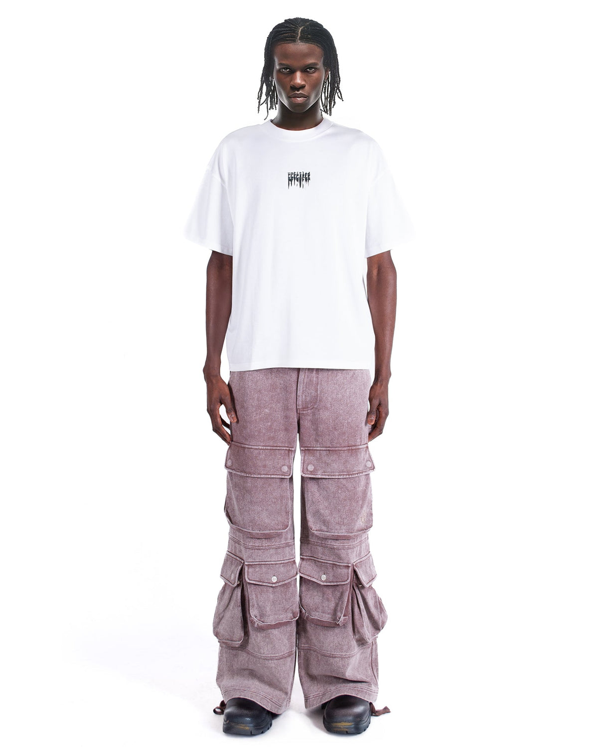T-Shirt Stain Logo White