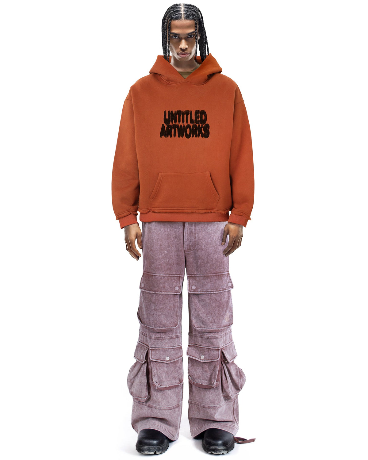 Hoodie Fade Rust