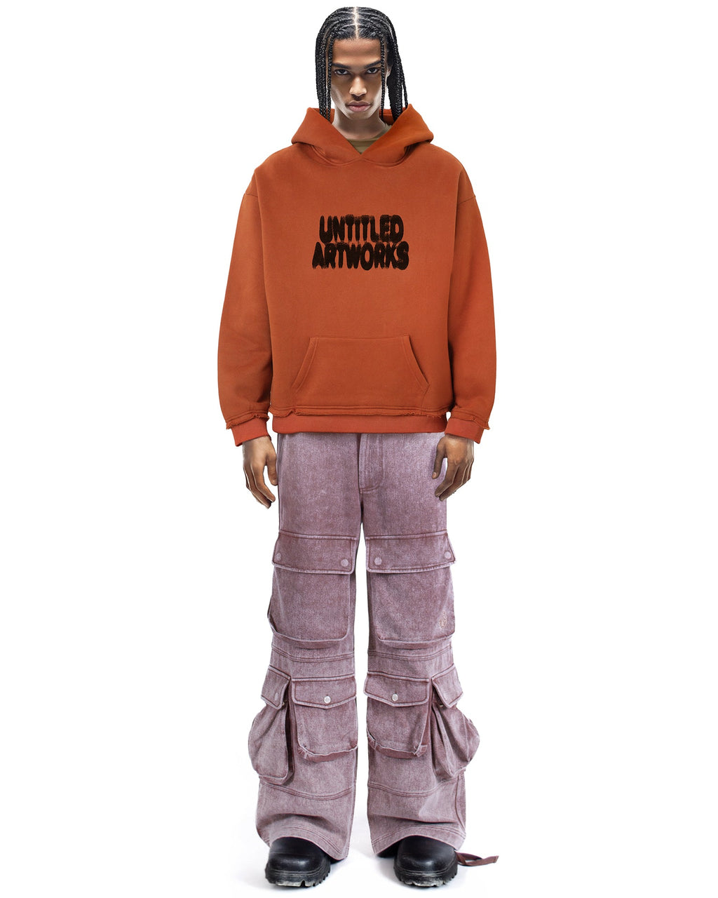 Hoodie Fade Rust