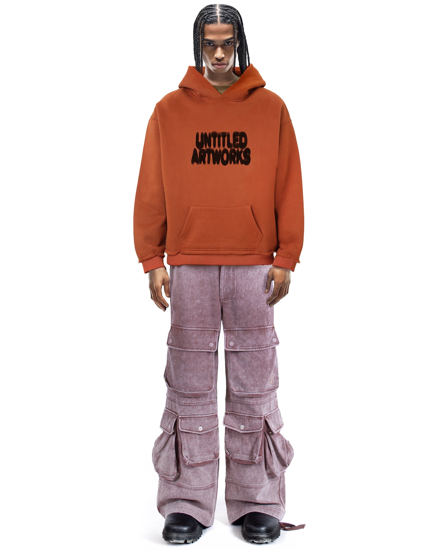 Hoodie Fade Rust