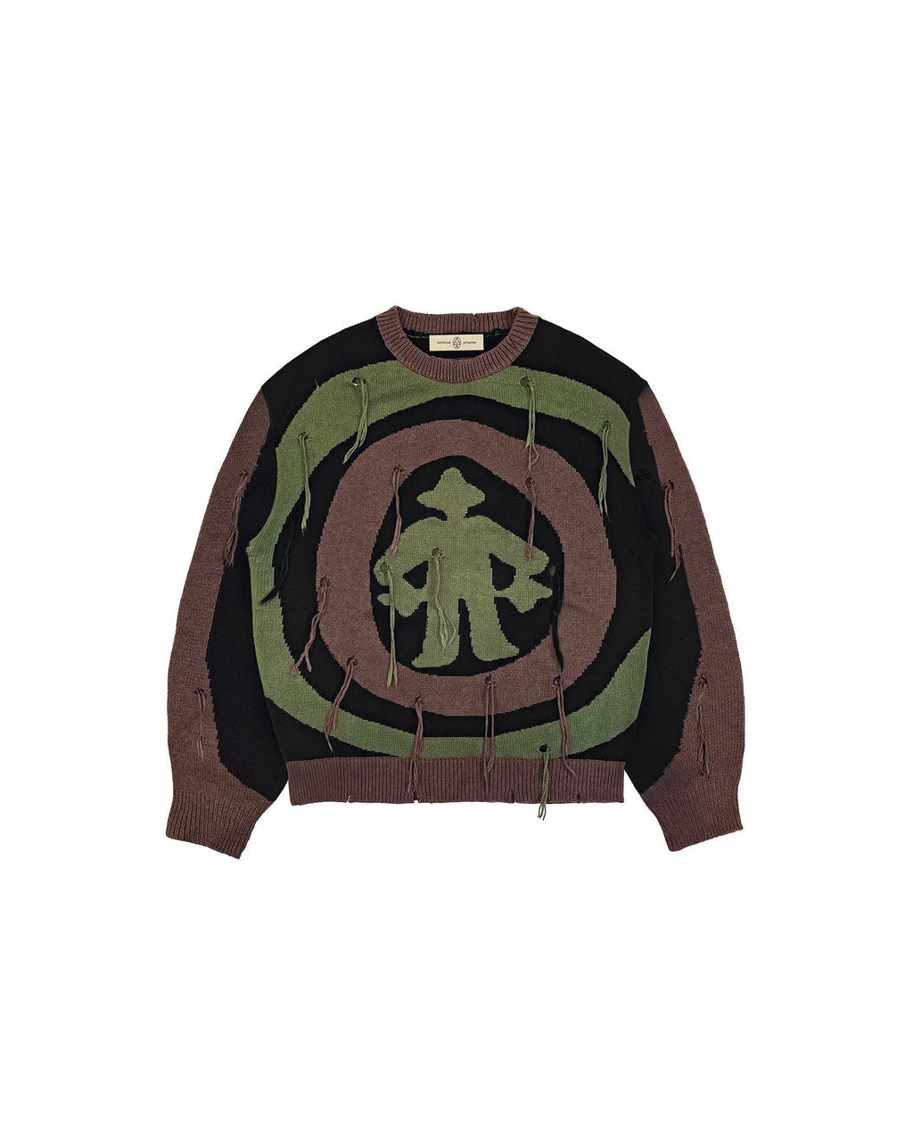 Knitwear Spiral Moss