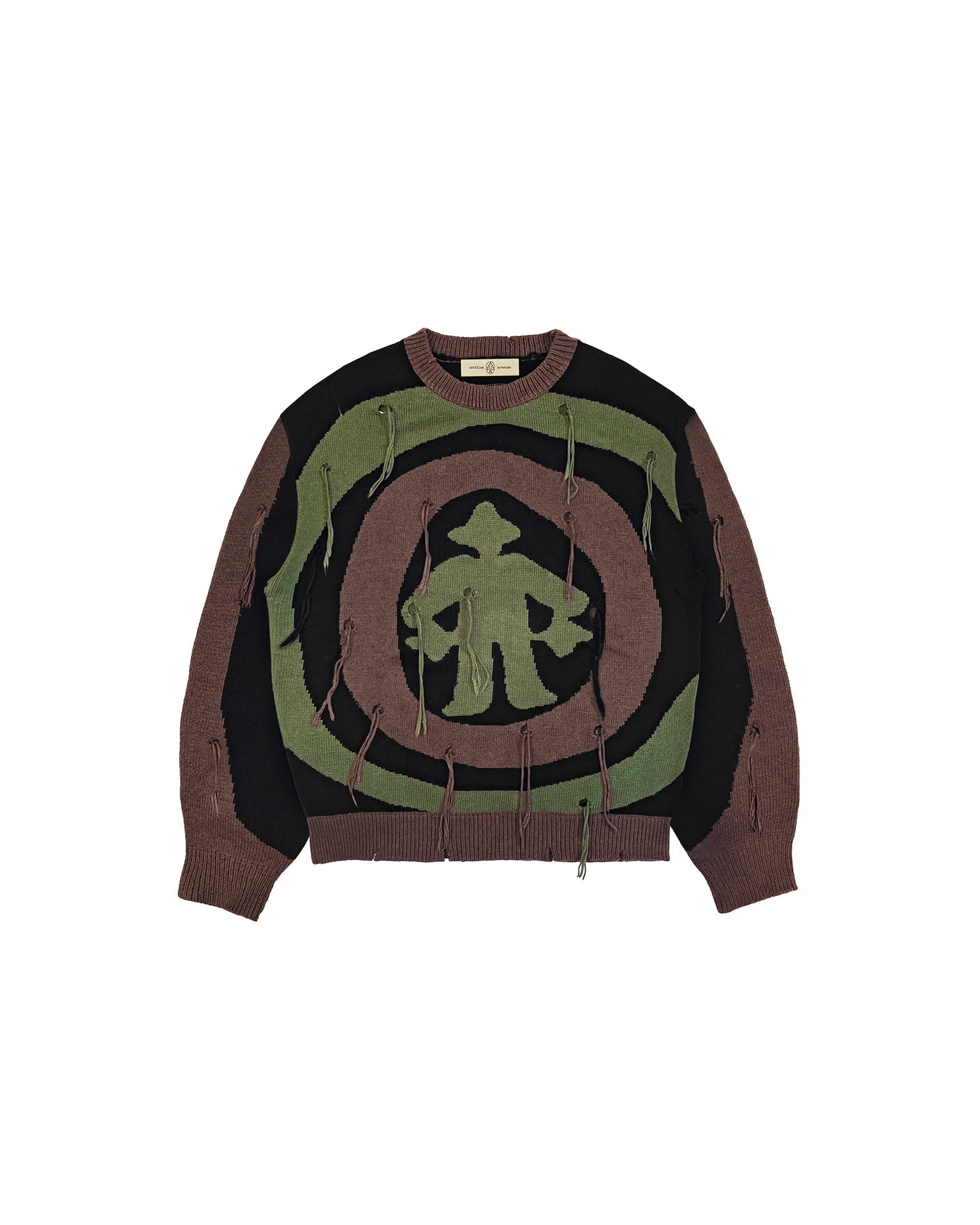 Knitwear Spiral Moss