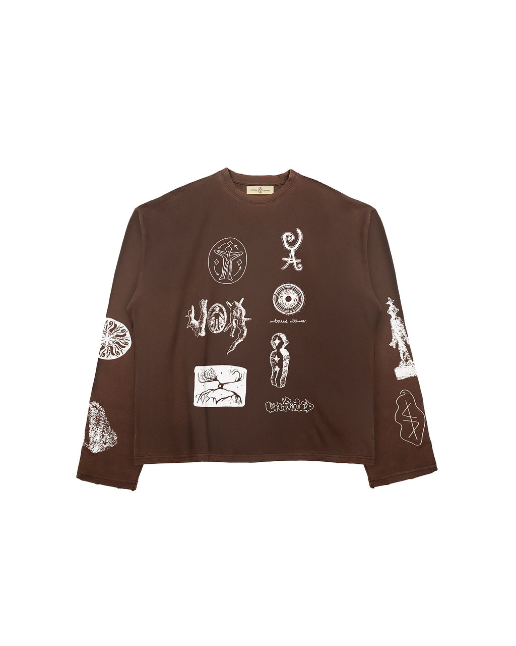 Long Sleeve T-Shirt Archeology Grey