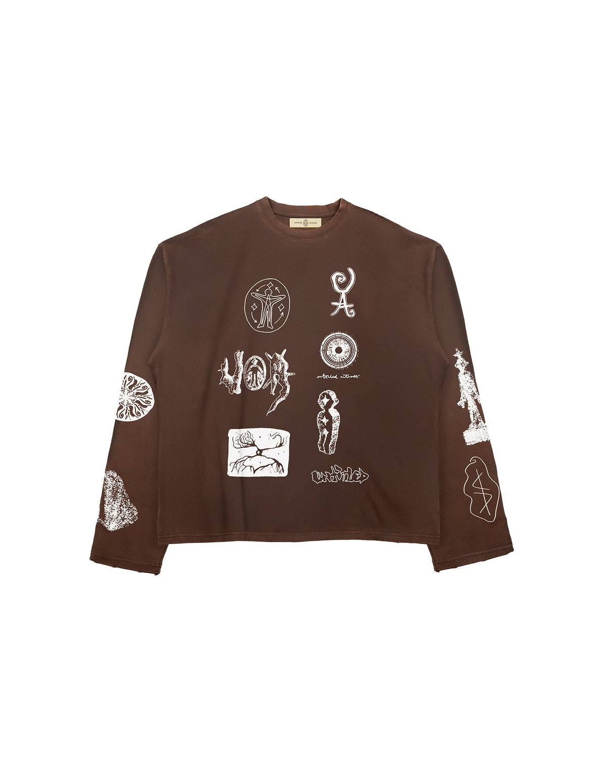 Long Sleeve T-Shirt Archeology Grey