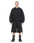 Cargo Shorts Washed Black