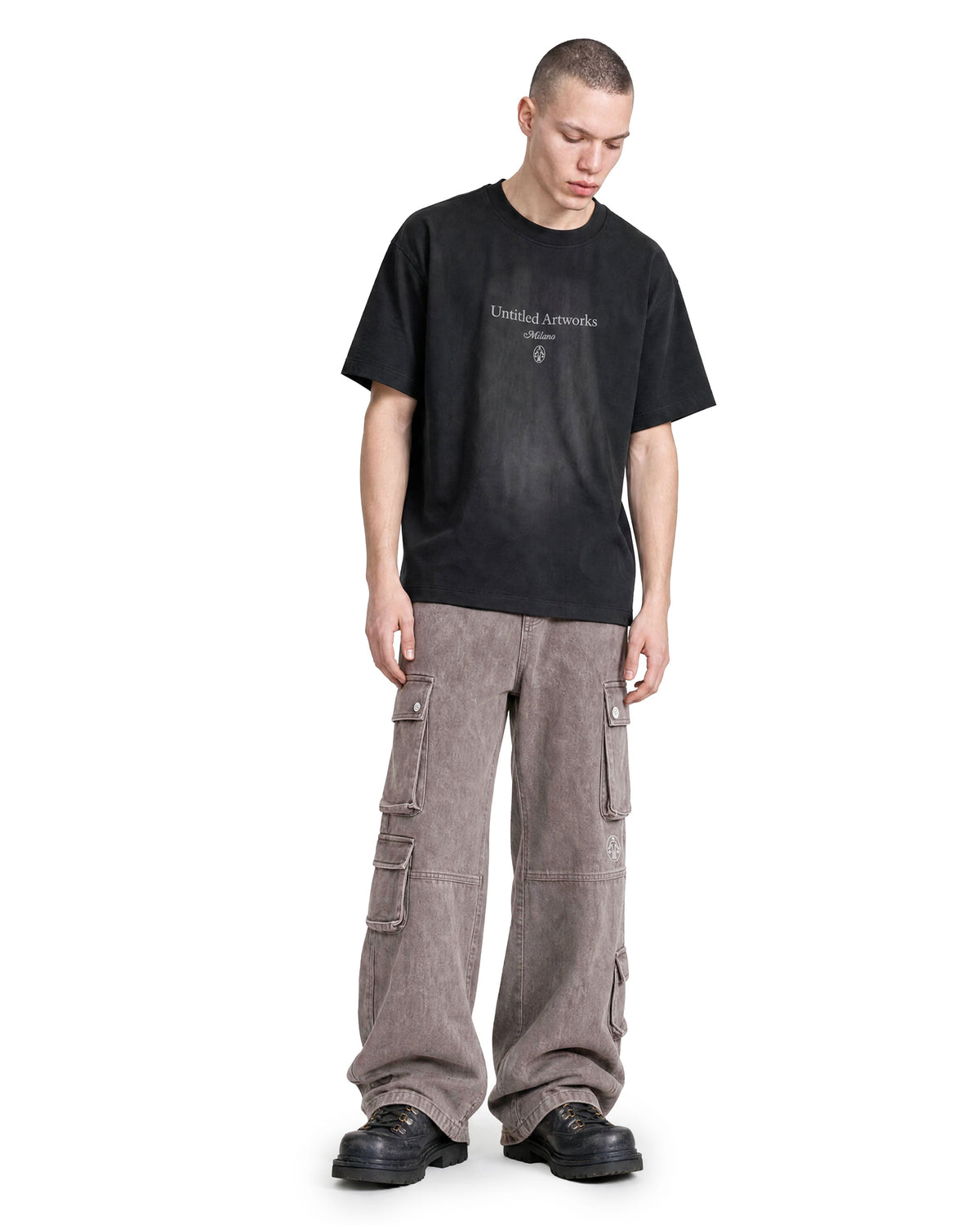 Cargo Utility Pants Washed Taupe