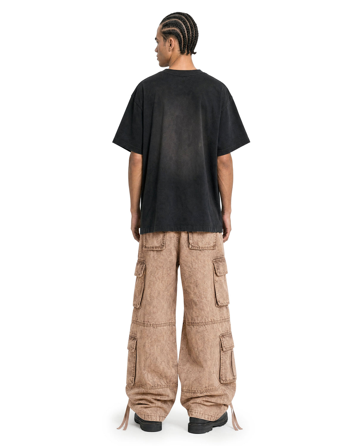 Cargo Wide Pants Acid Rust