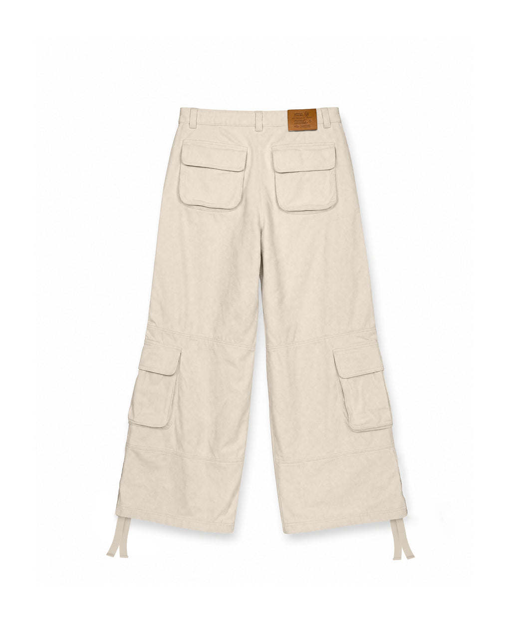 Cargo Wide Pants Beige