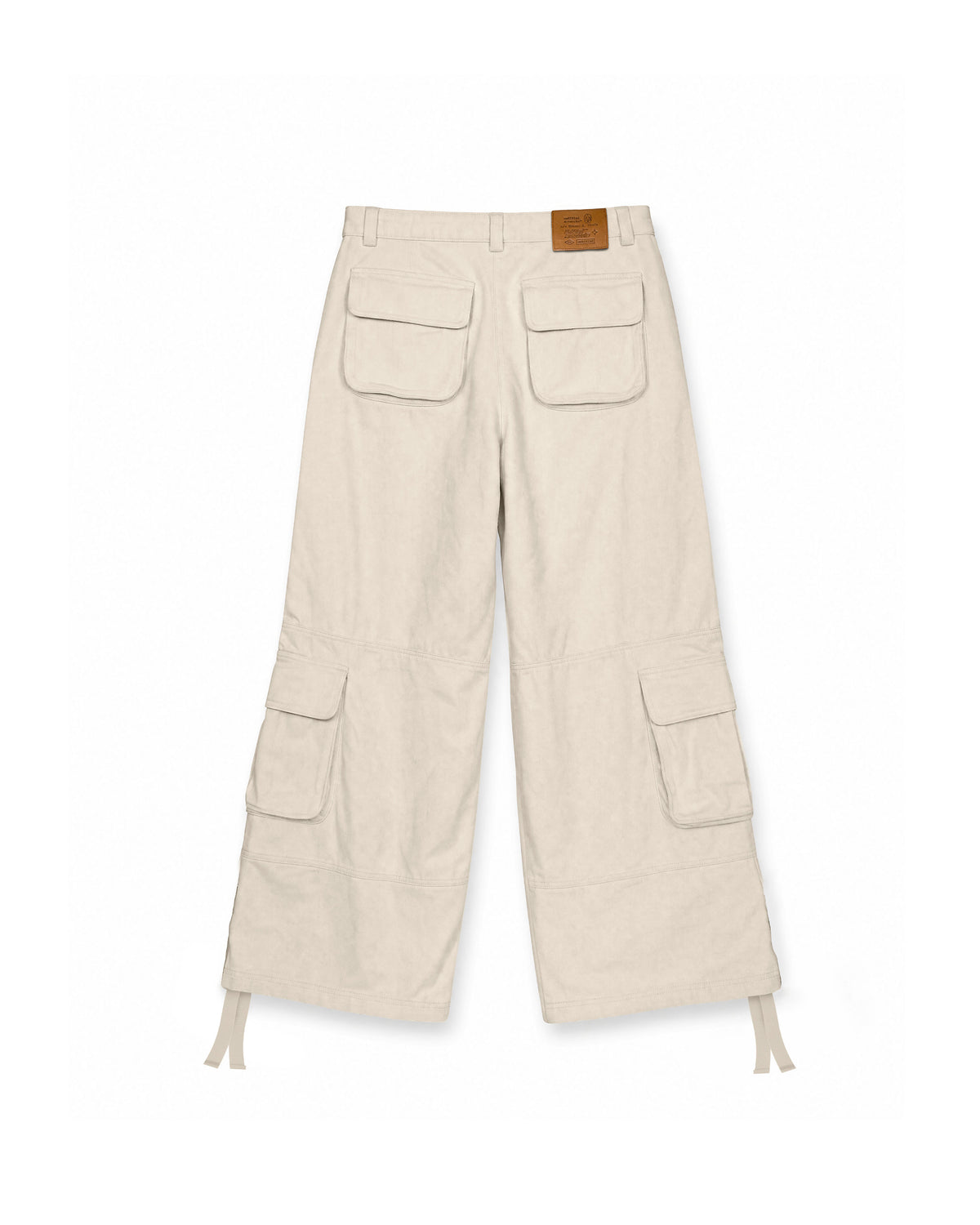 Cargo Wide Pants Beige