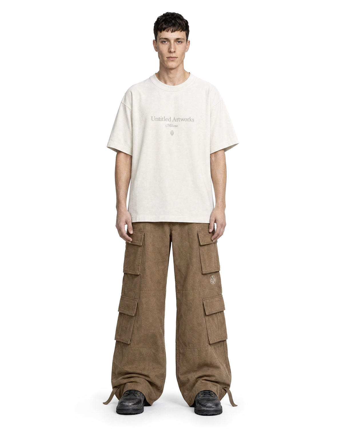 Cargo Wide Pants Clay