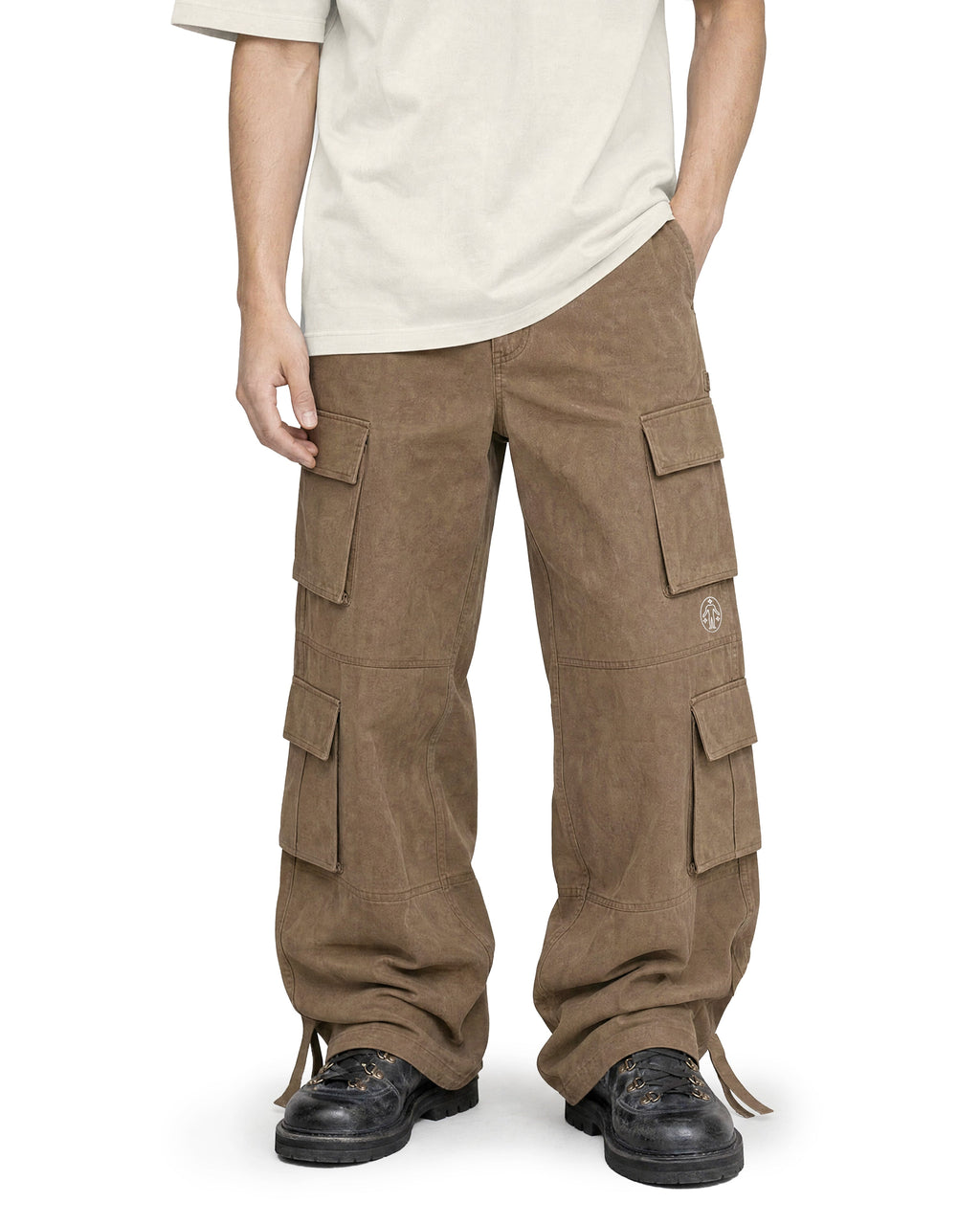 Cargo Wide Pants Clay