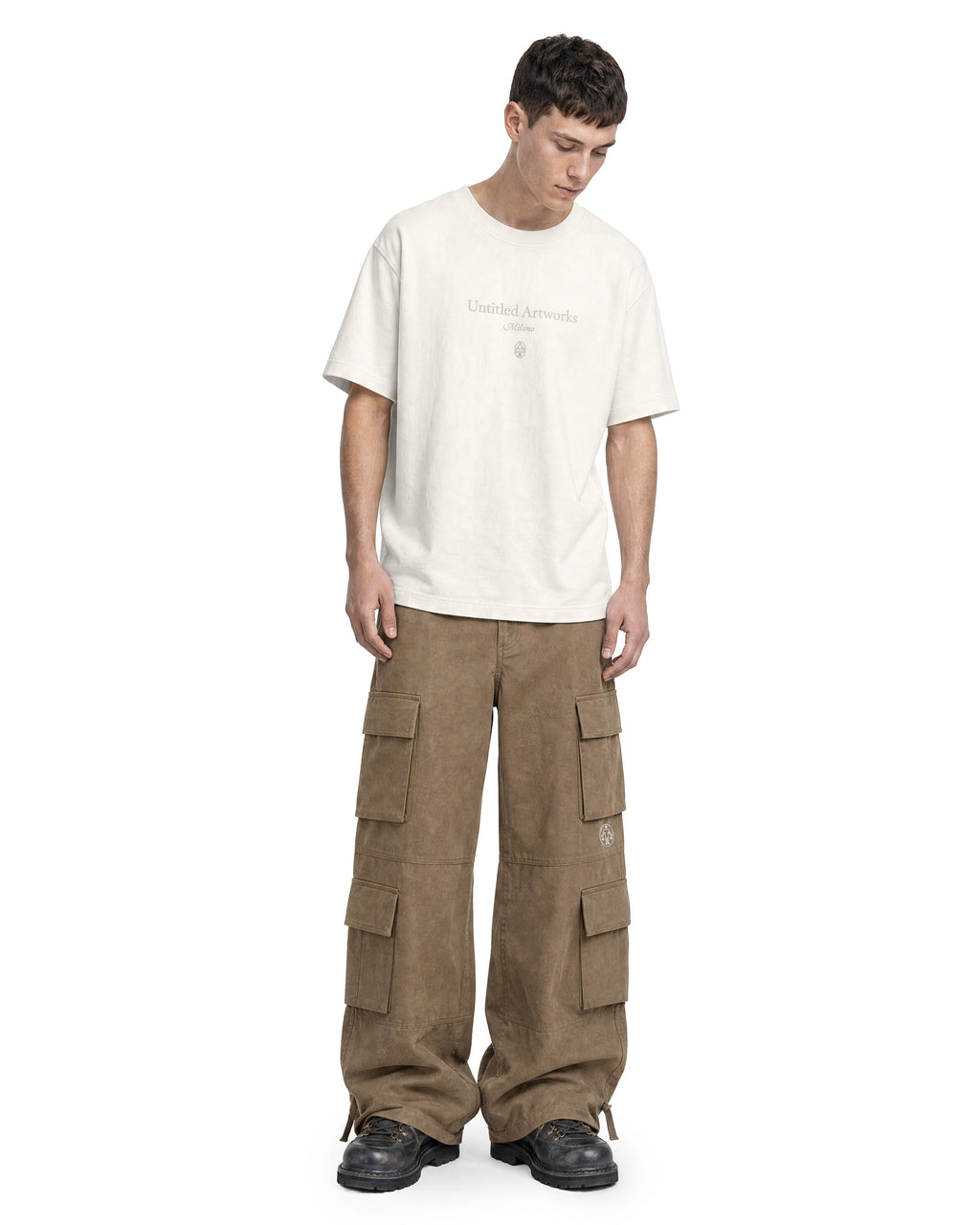 Cargo Wide Pants Clay