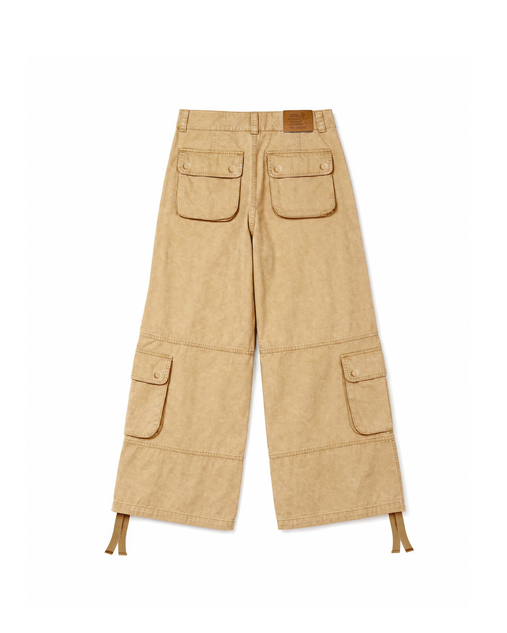 Cargo Wide Pants Washed Desert