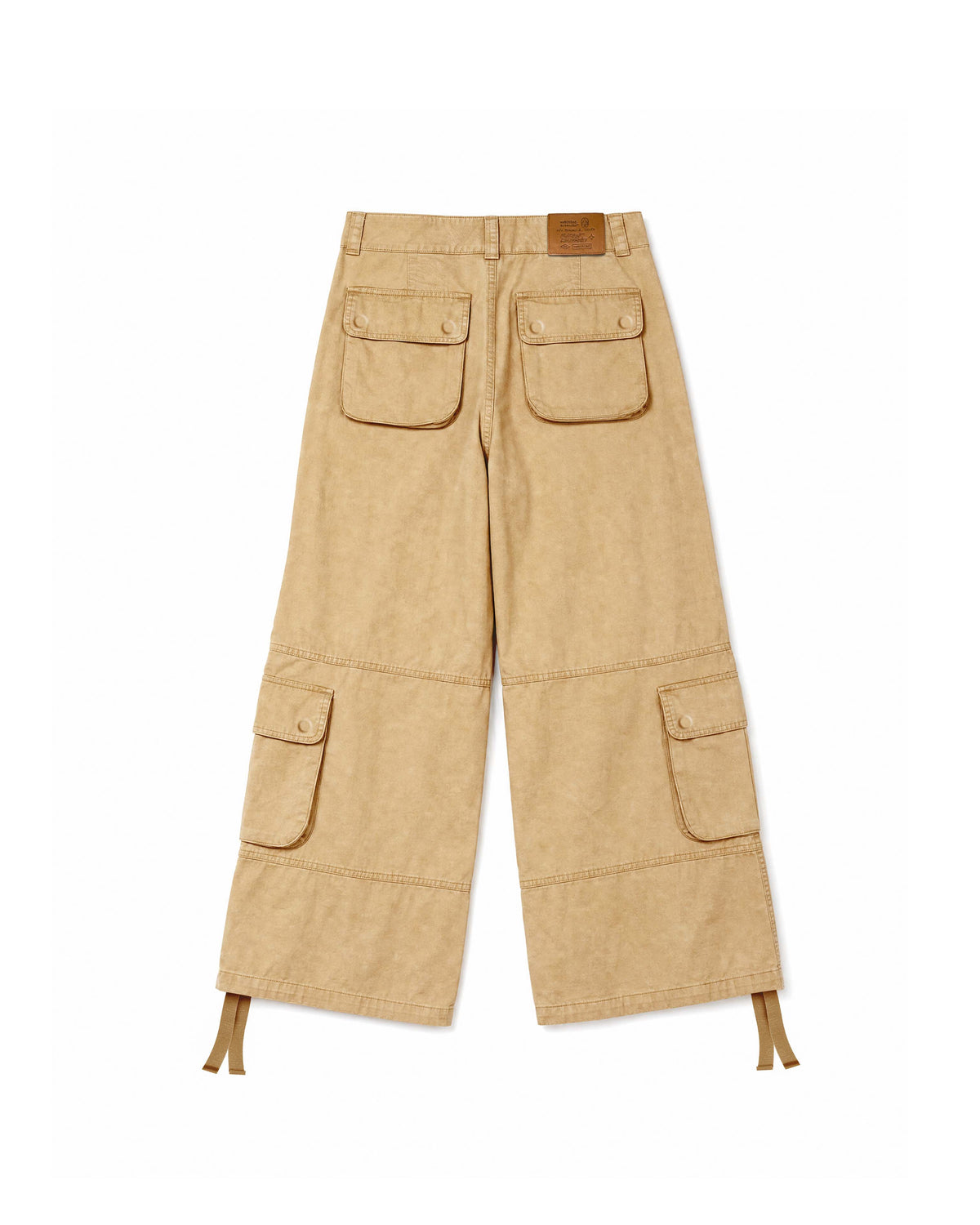 Cargo Wide Pants Washed Desert