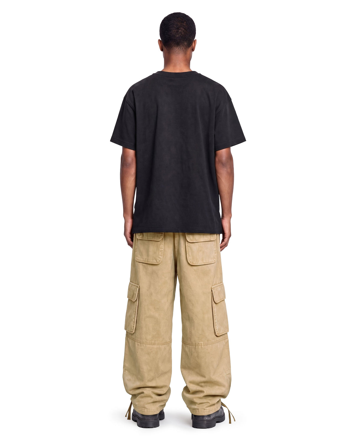 Cargo Wide Pants Washed Desert