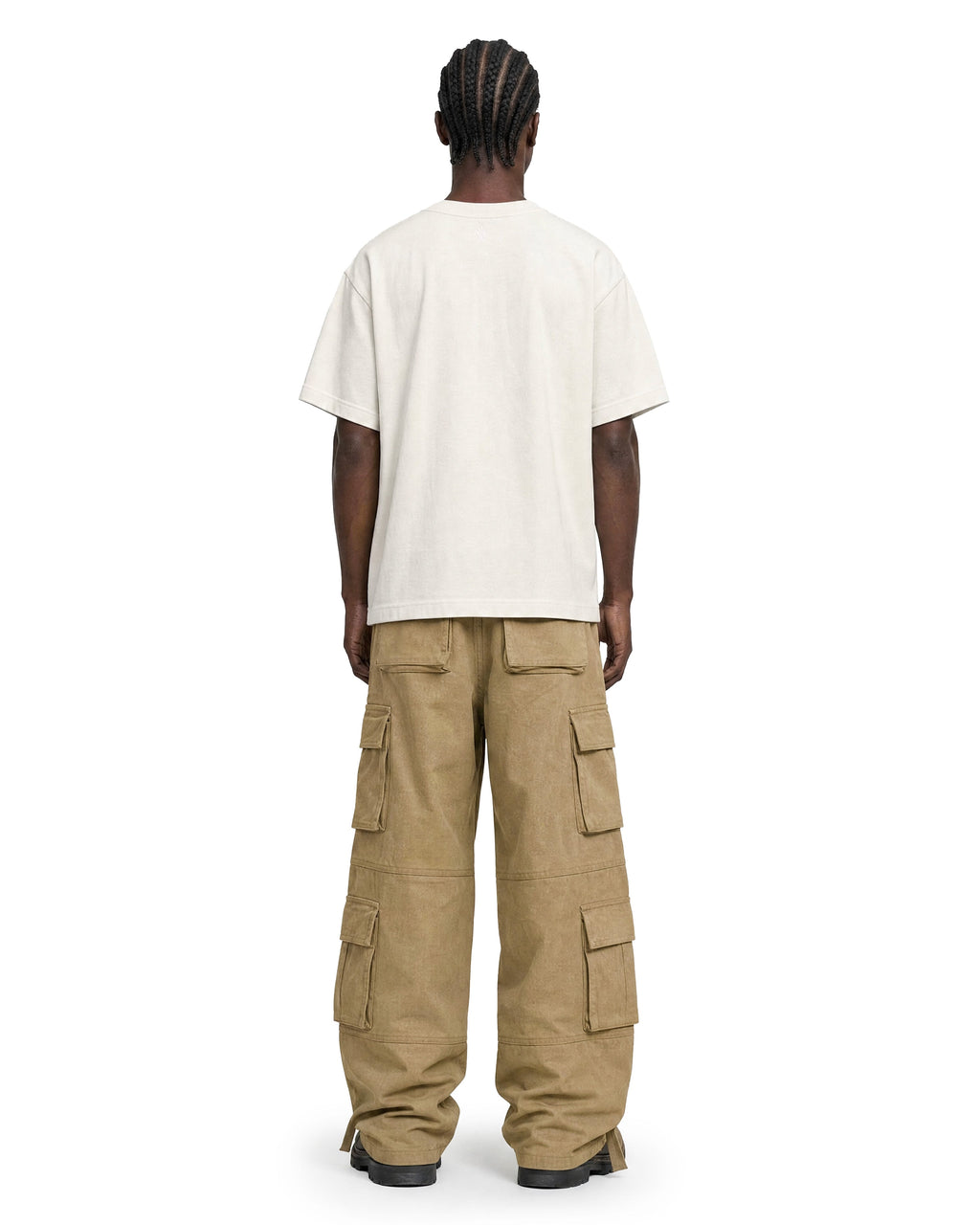 Cargo Wide Pants Desert