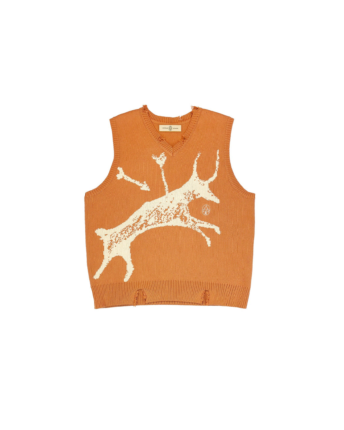 Vest Knit Prey Bronze