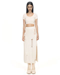 Knit Long Skirt Canvas