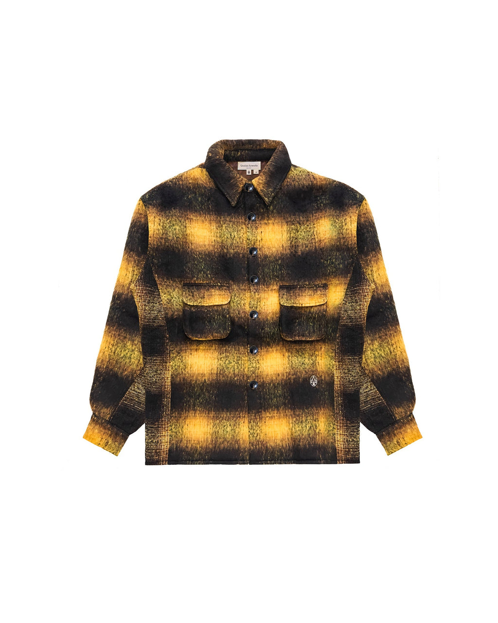 front flat profile with chest patch