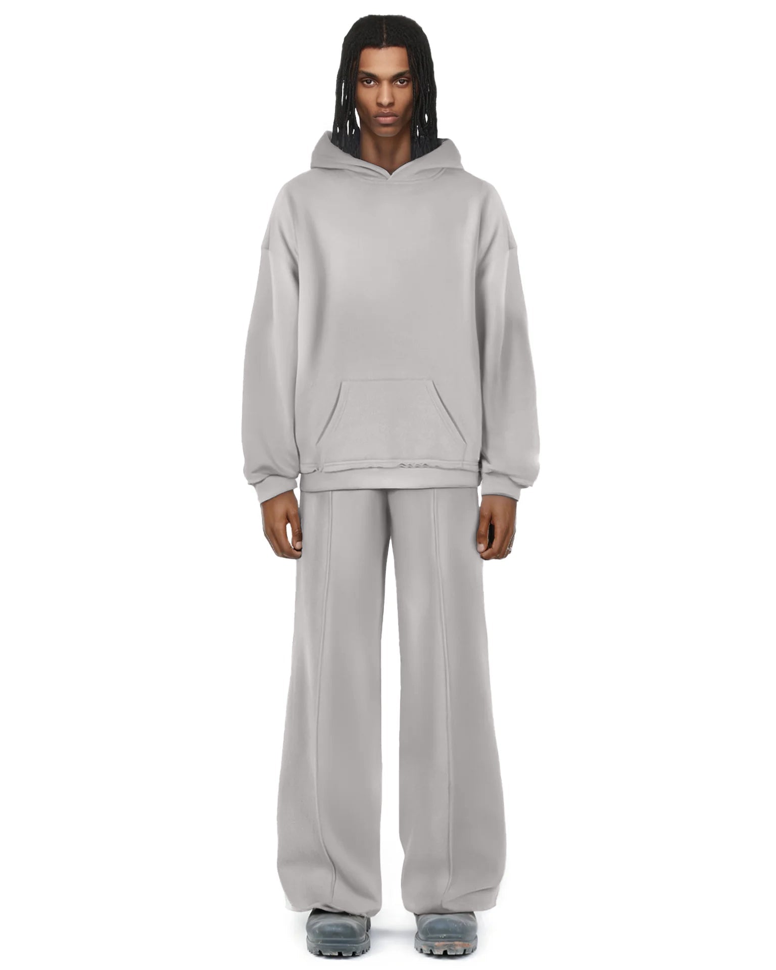 Hoodie Essential Light Grey