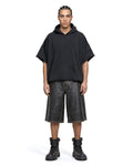 Hoodie Poncho Black