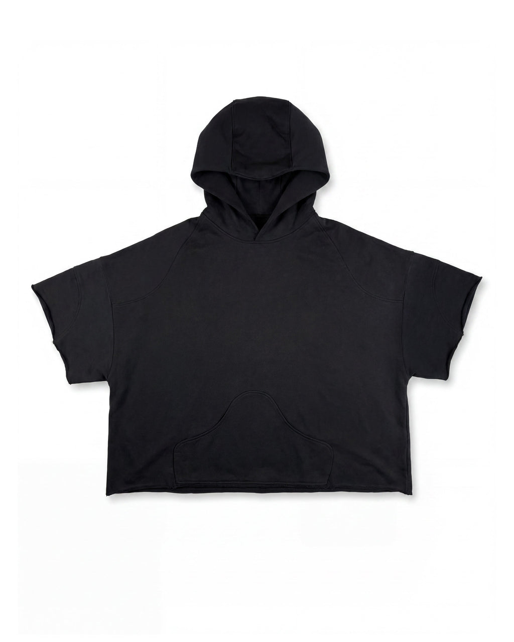 Hoodie Poncho Black