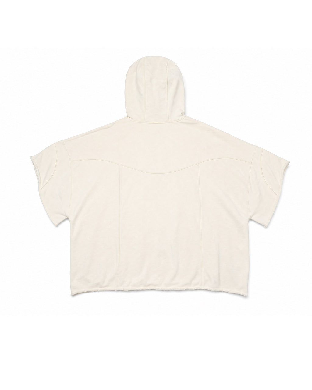 Hoodie Poncho Cream