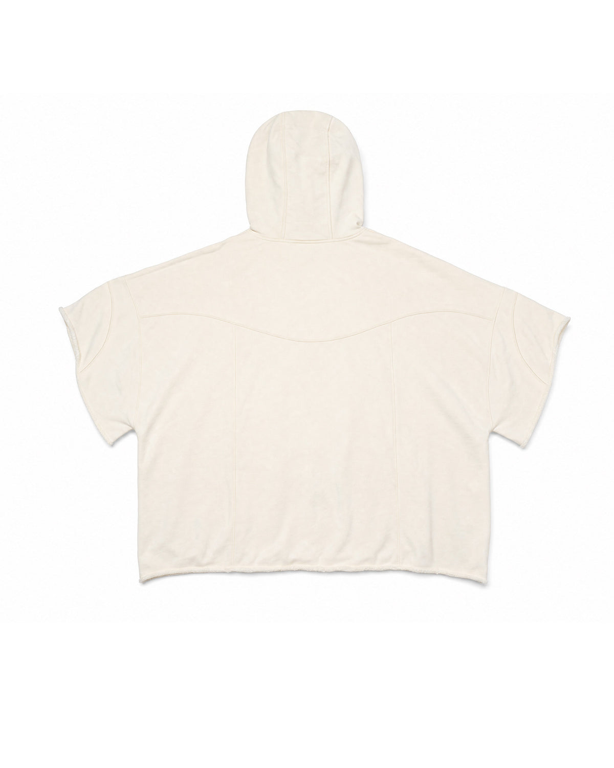 Hoodie Poncho Cream